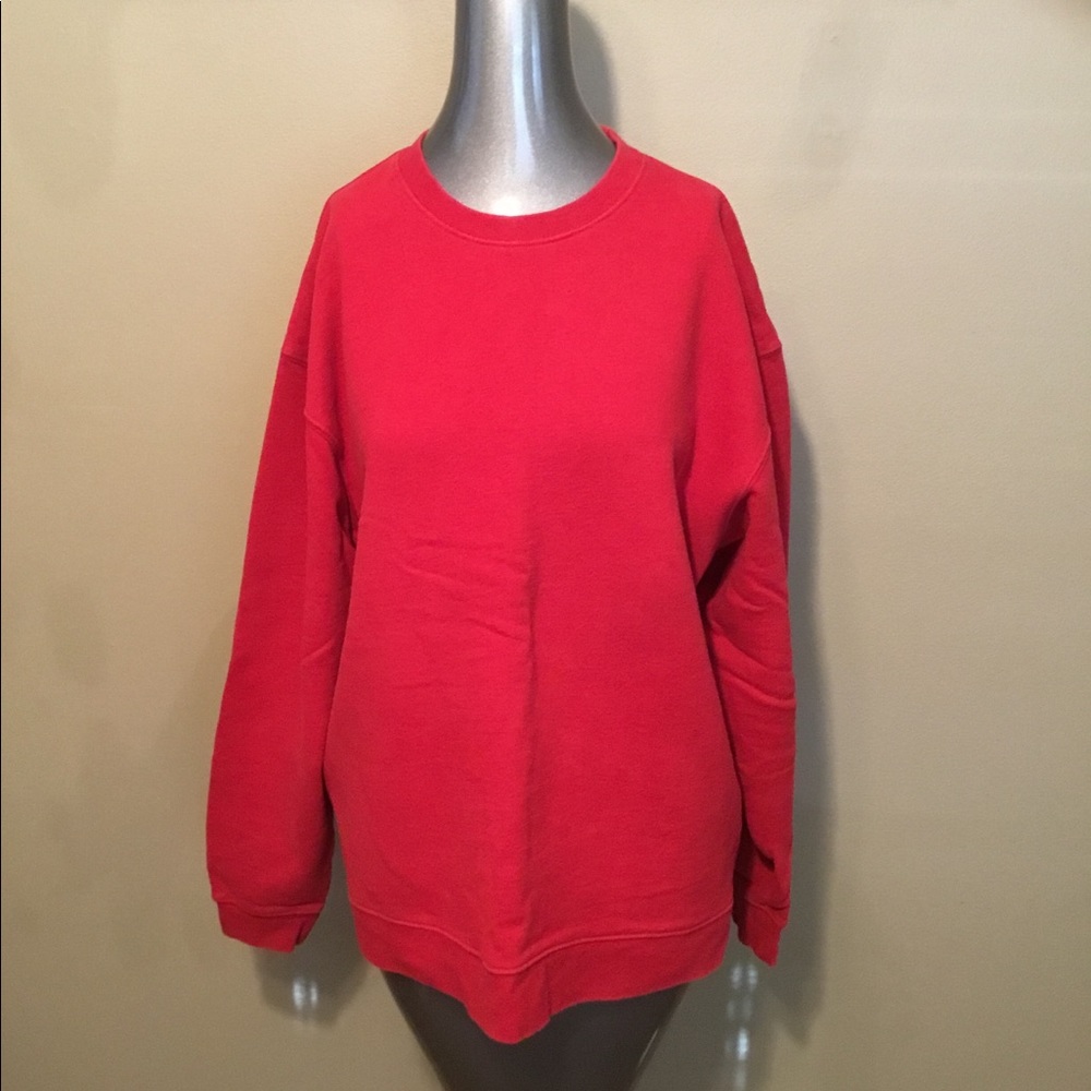 Vintage Cheetah red crewneck sweatshirts